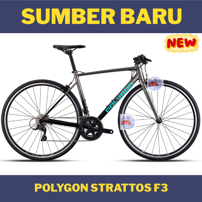 Sepeda Balap Roadbike Polygon Strattos F3 New Promo