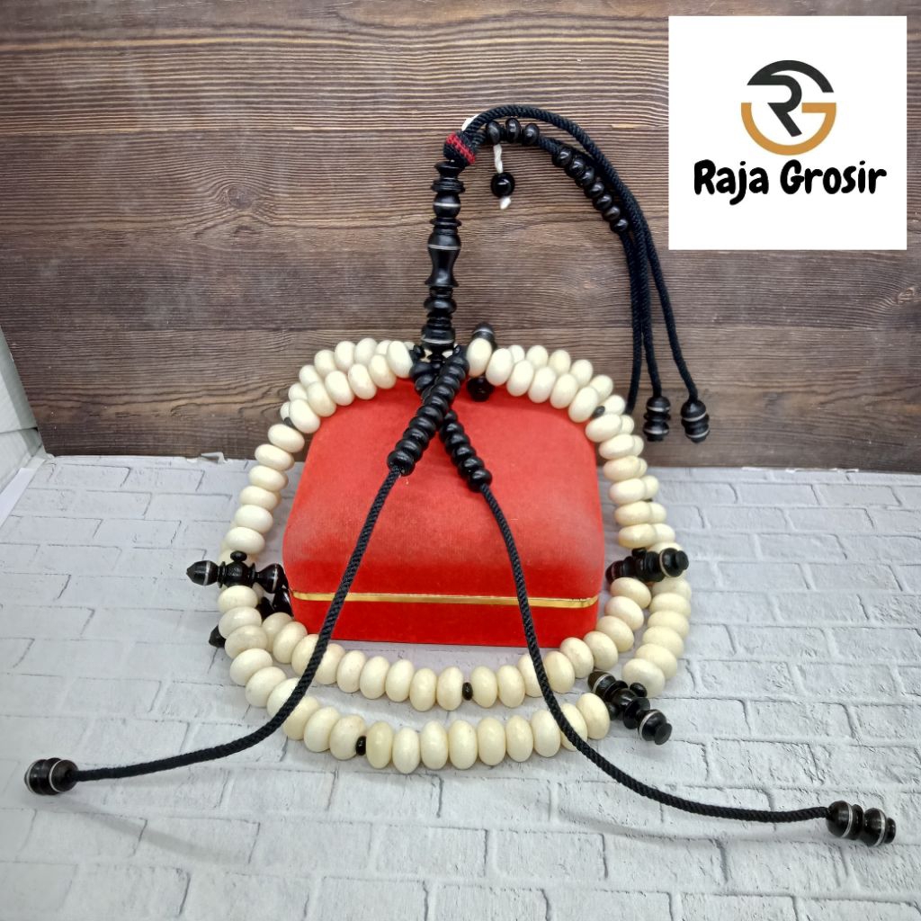 Tasbih tijani tulang kombinasi user black Cs41