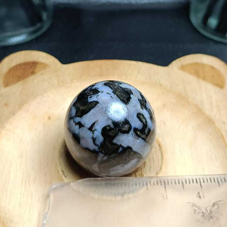 Natural Indigo Gabbro Sphere (12)