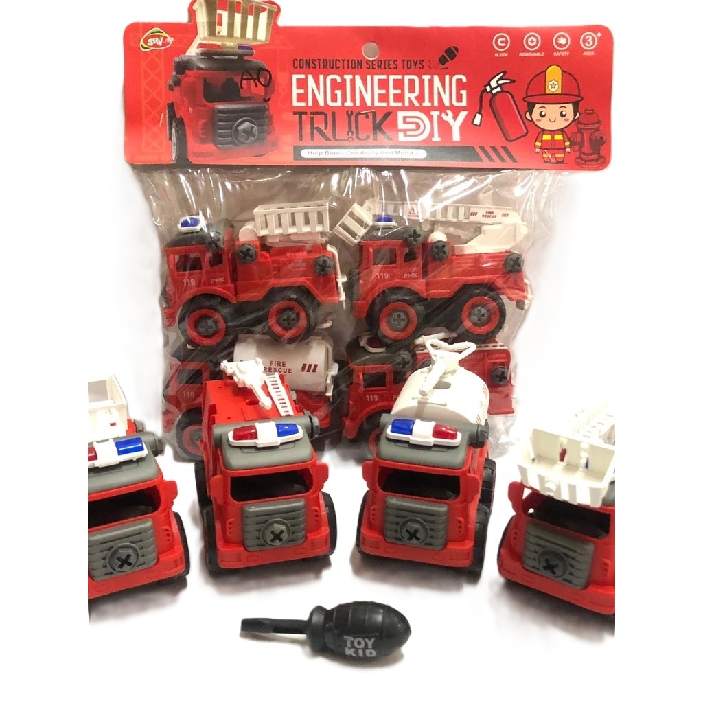 MAINAN MOBIL DIY SET ANAK LAKI LAKI MAINAN MOBIL MOBILAN DIY SERIES