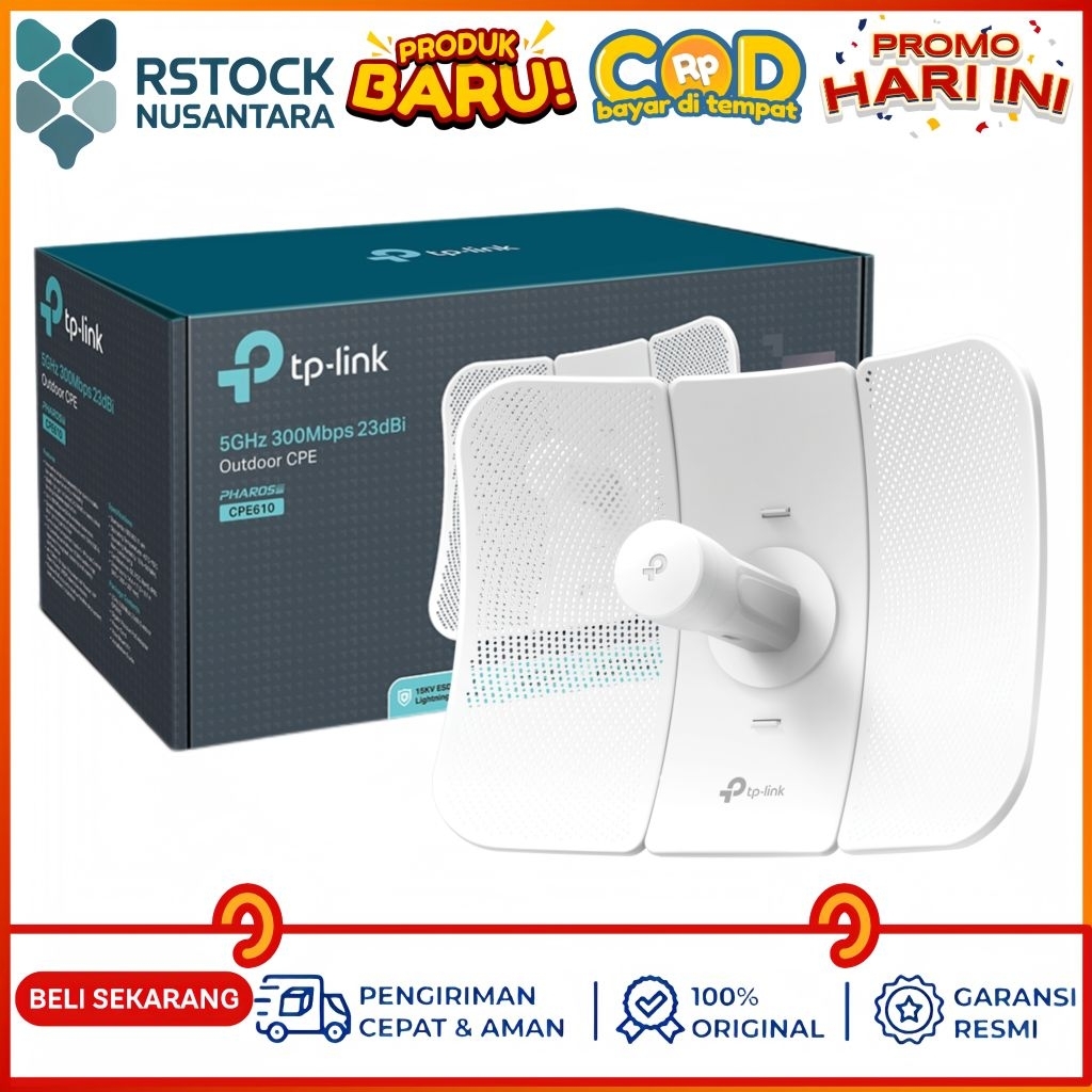 TP-Link EAP610-Outdoor Omada AX1800 Gigabit Indoor Bridge Wi-Fi 6 Access Point