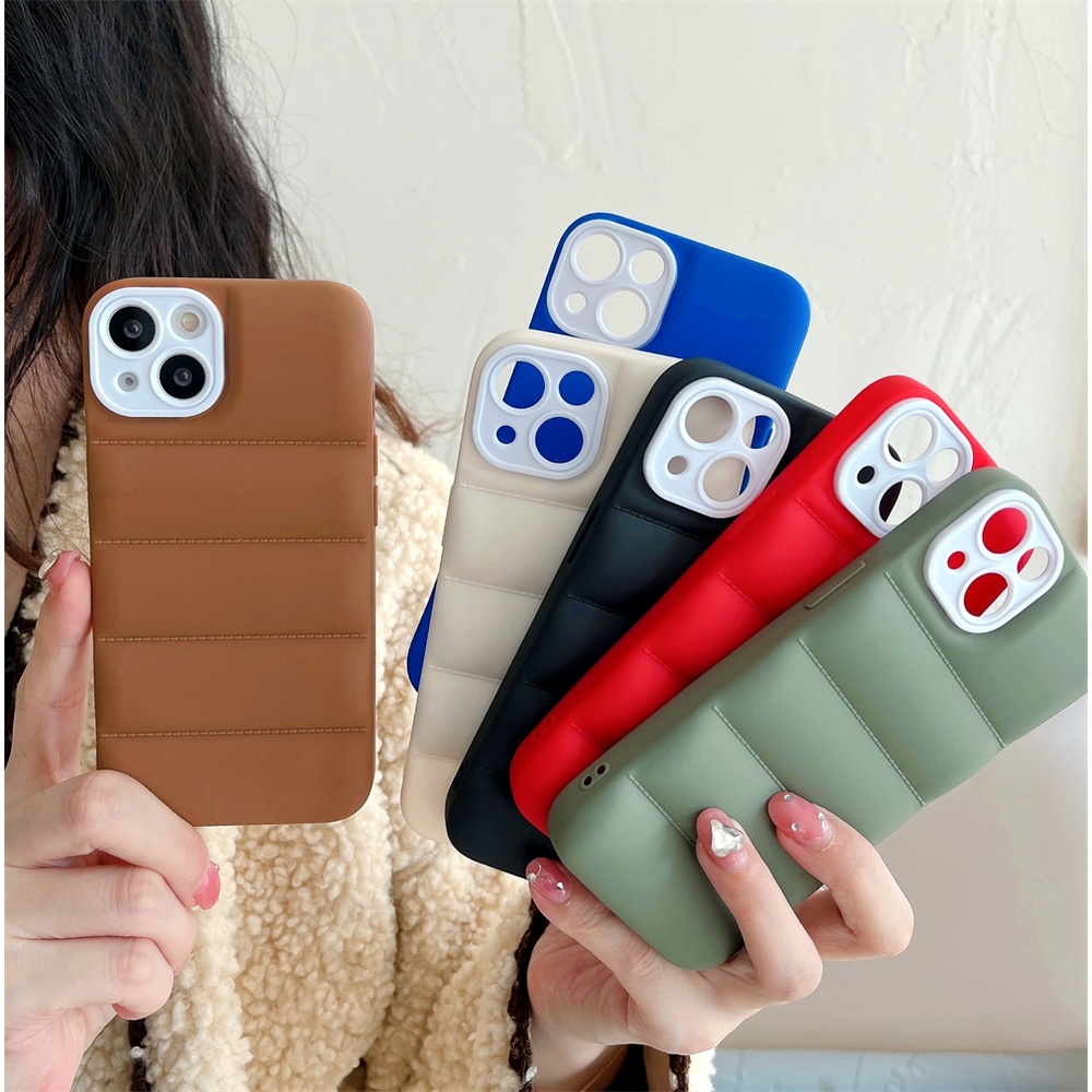 Soft case Puff case iphone 7 8 plus x xs xr max 11 12 pro max