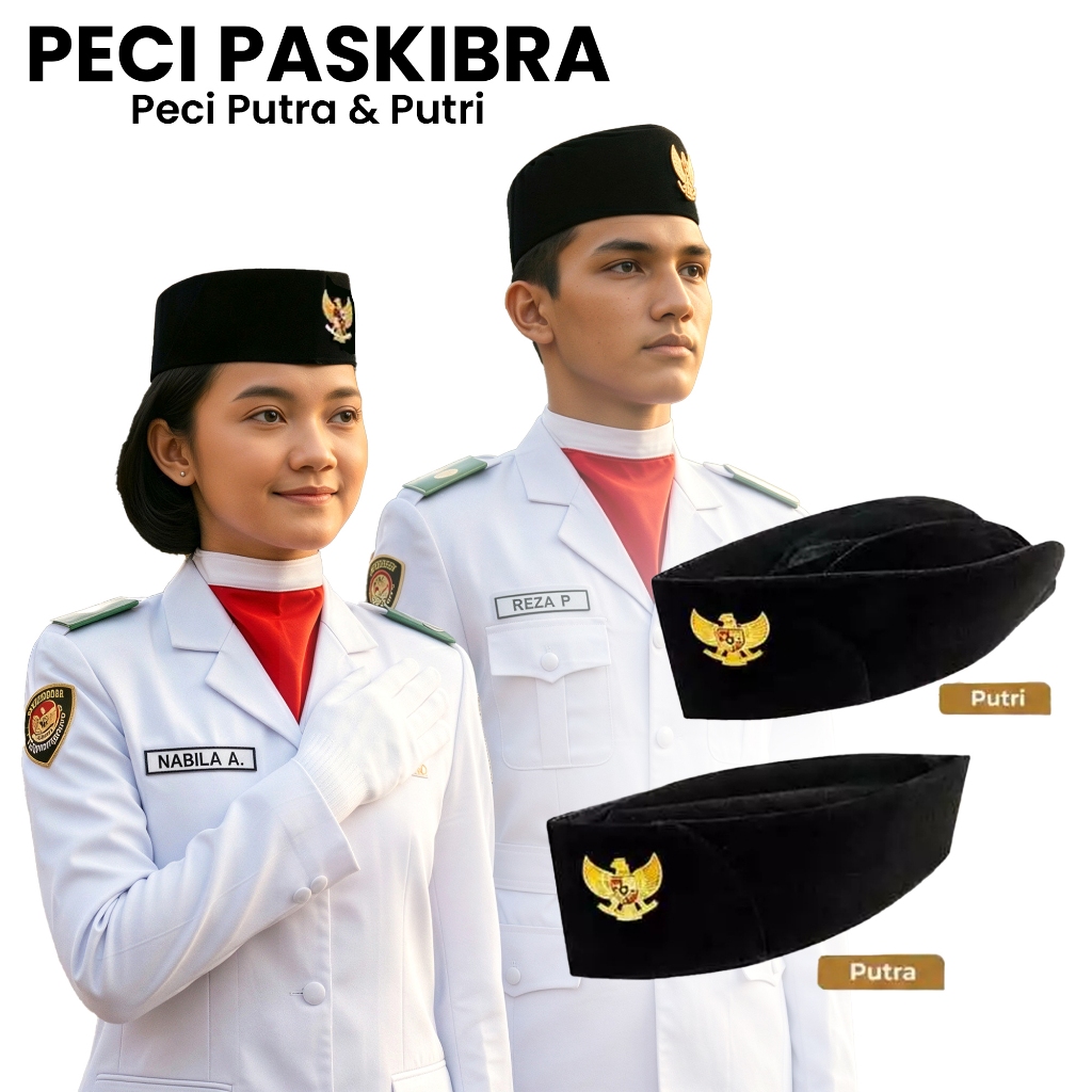 PECI PASKIBRAKA Songkok Paskib Paskibra Upacara - Pin garuda MPG lapis Resin