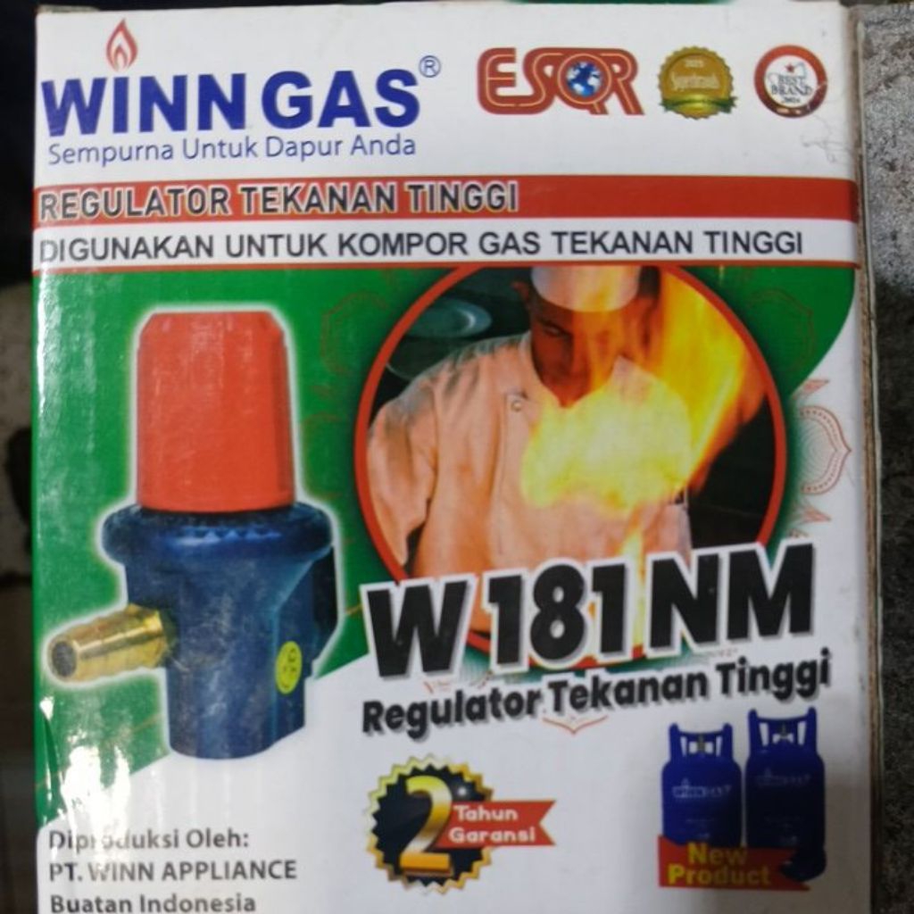 Regulator gas tekanan tinggi