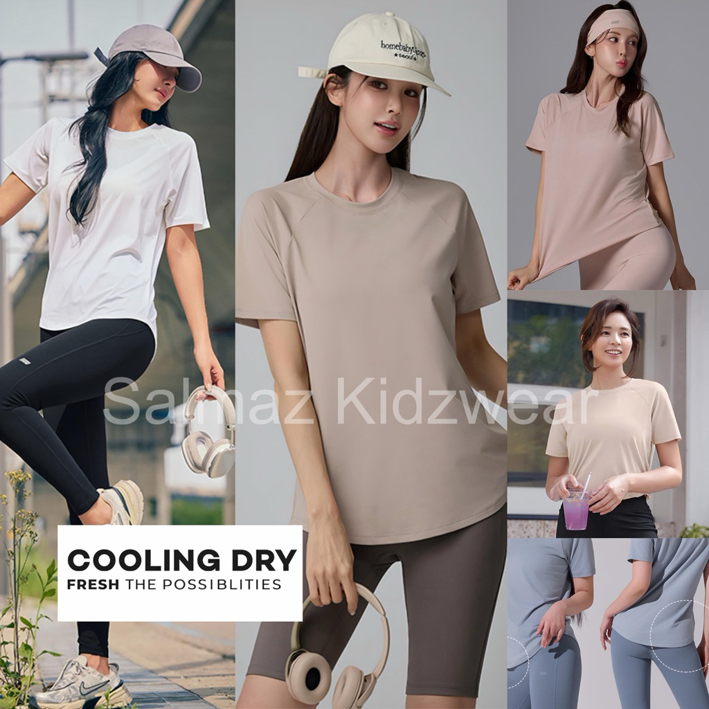 Kaos Wanita Dewasa Lengan Pendek Quick Dry Anti Bau STL