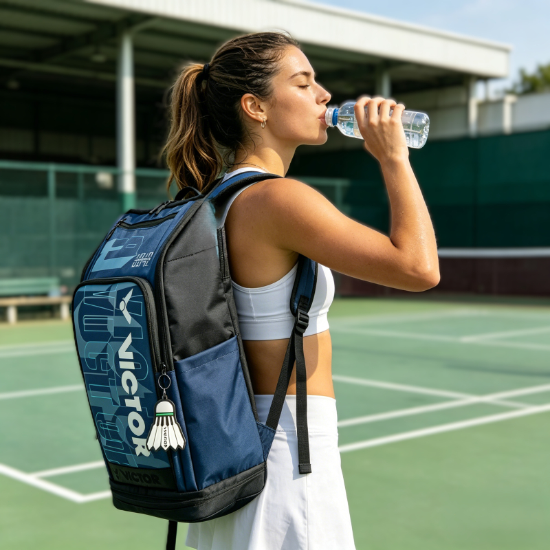 Ready Stock Tas Ransel Badminton Victor BR3042 Original Anti Air - Backpack Multifungsi Pemula & Pro