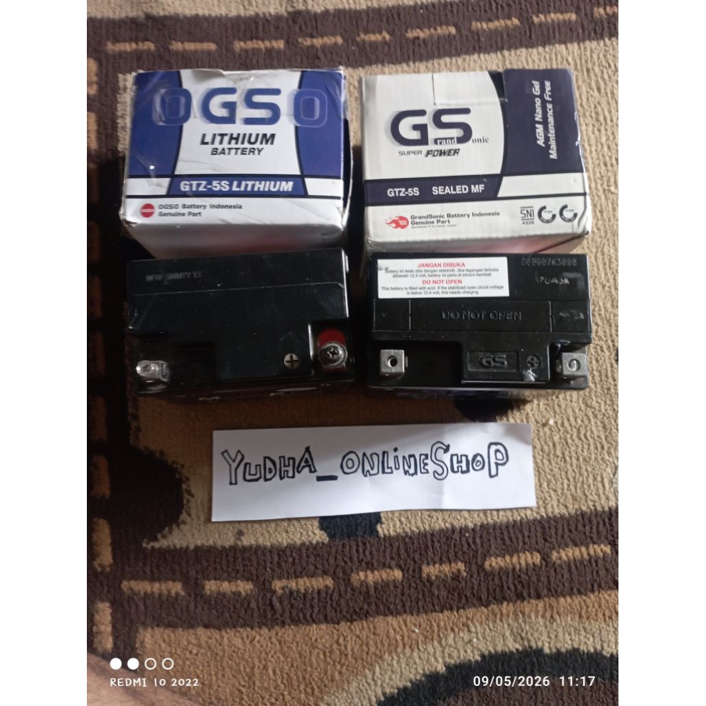 Aki original motor beat/matic