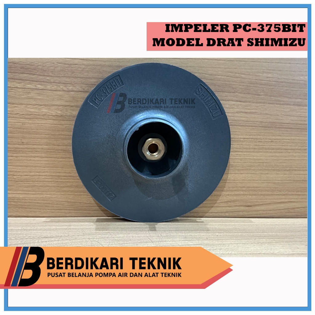 Kipas / impeller impeler pompa air SHIMIZU PC375BIT / PC 375 BIT / PC375 / PC-375BIT Model Drat ORIG
