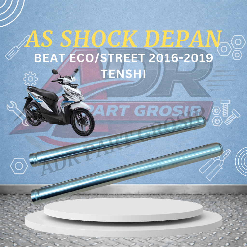 As Shock Depan Beat Eco/Street 2016-2019 Pipa Garpu Depan Beat Esp K81 Merk Tenshi