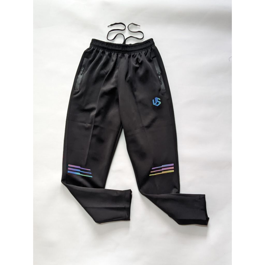 CELANA PANJANG TRAINING SCUBA RESLETING BAWAH  UNISEX TRAINING OLAHRAGA CELANA PANJANG HITAM
