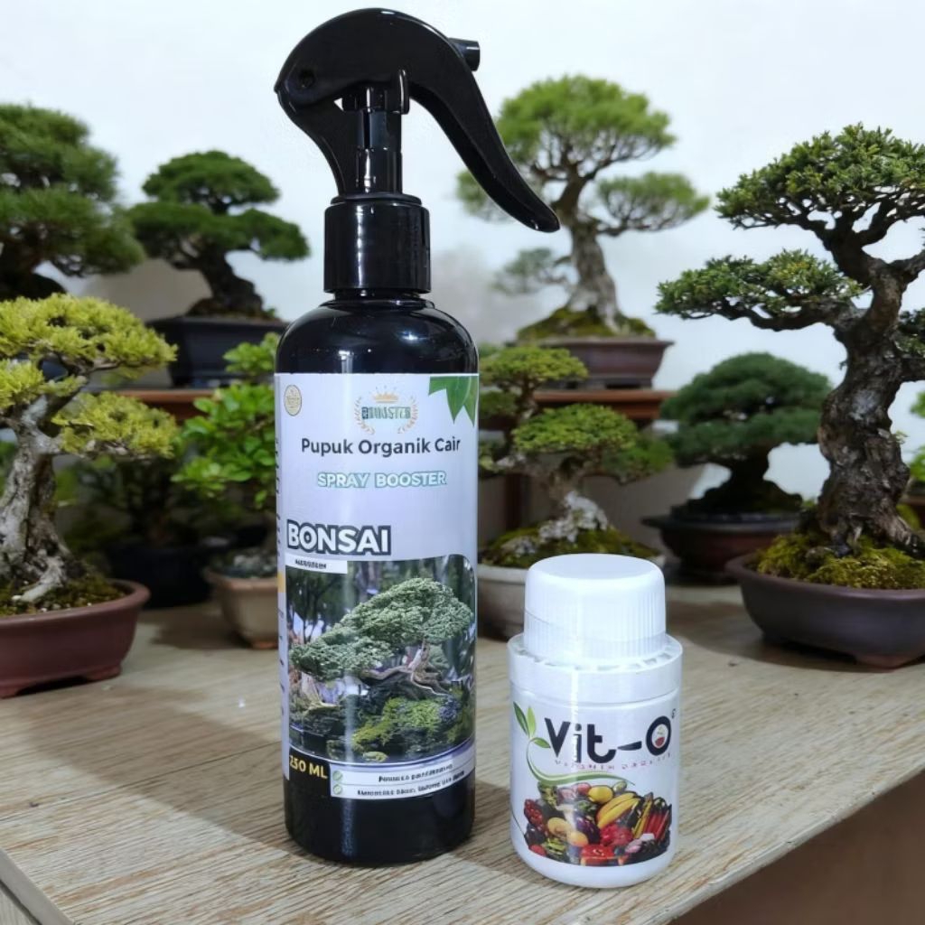 pupuk organik cair bonsai 250ml + vit o -organik tanaman