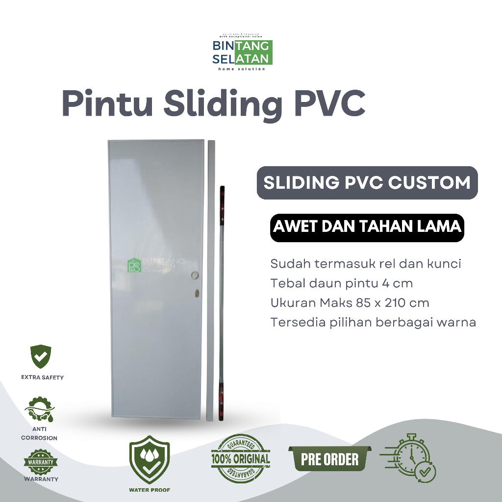 PINTU SLIDING PVC CUSTOM
