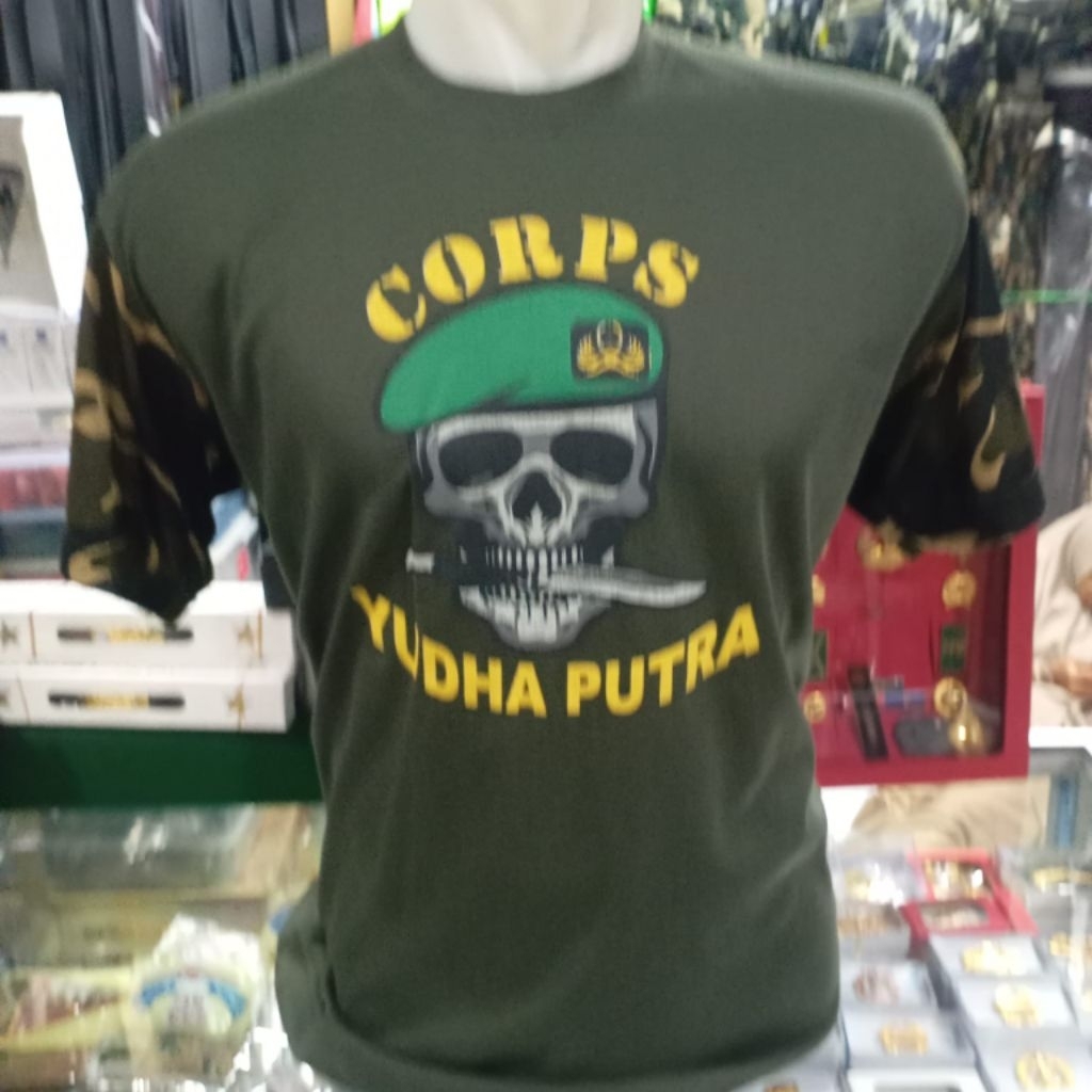kaos ppm logo tengkorak / kaos pemuda panca marga logo tengkorak