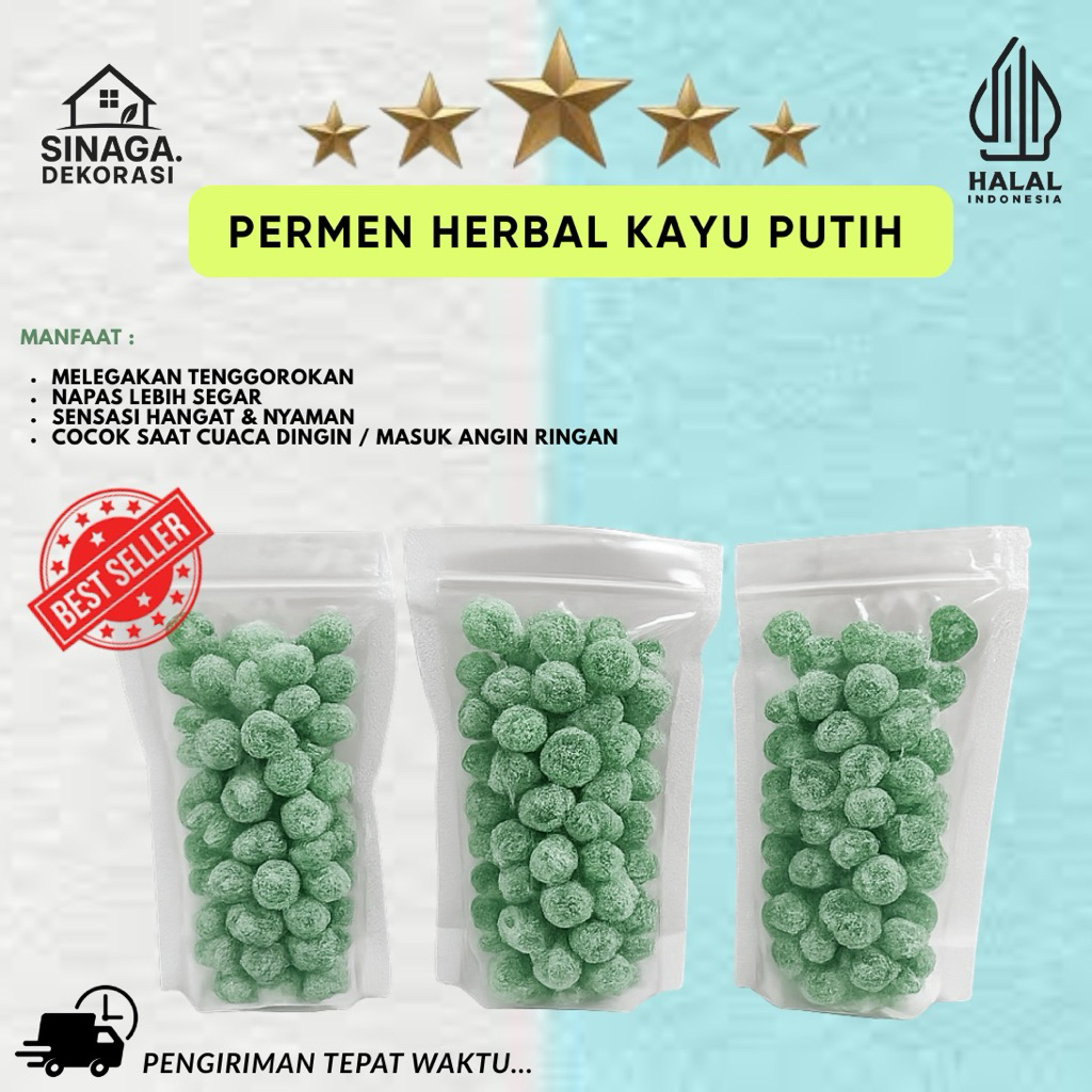 50g Permen strong MINT/minyak kayu putih strong