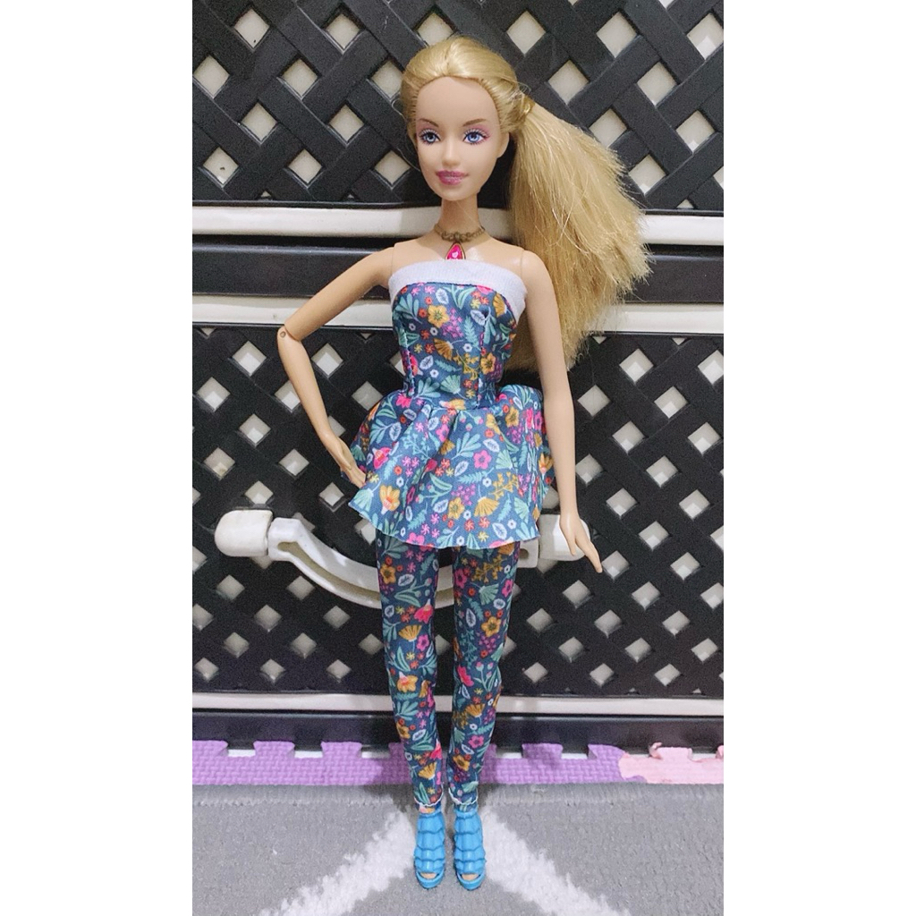 Barbie Rosella The Island Pricess kaki karet ori mattel preloved free baju+sepatu