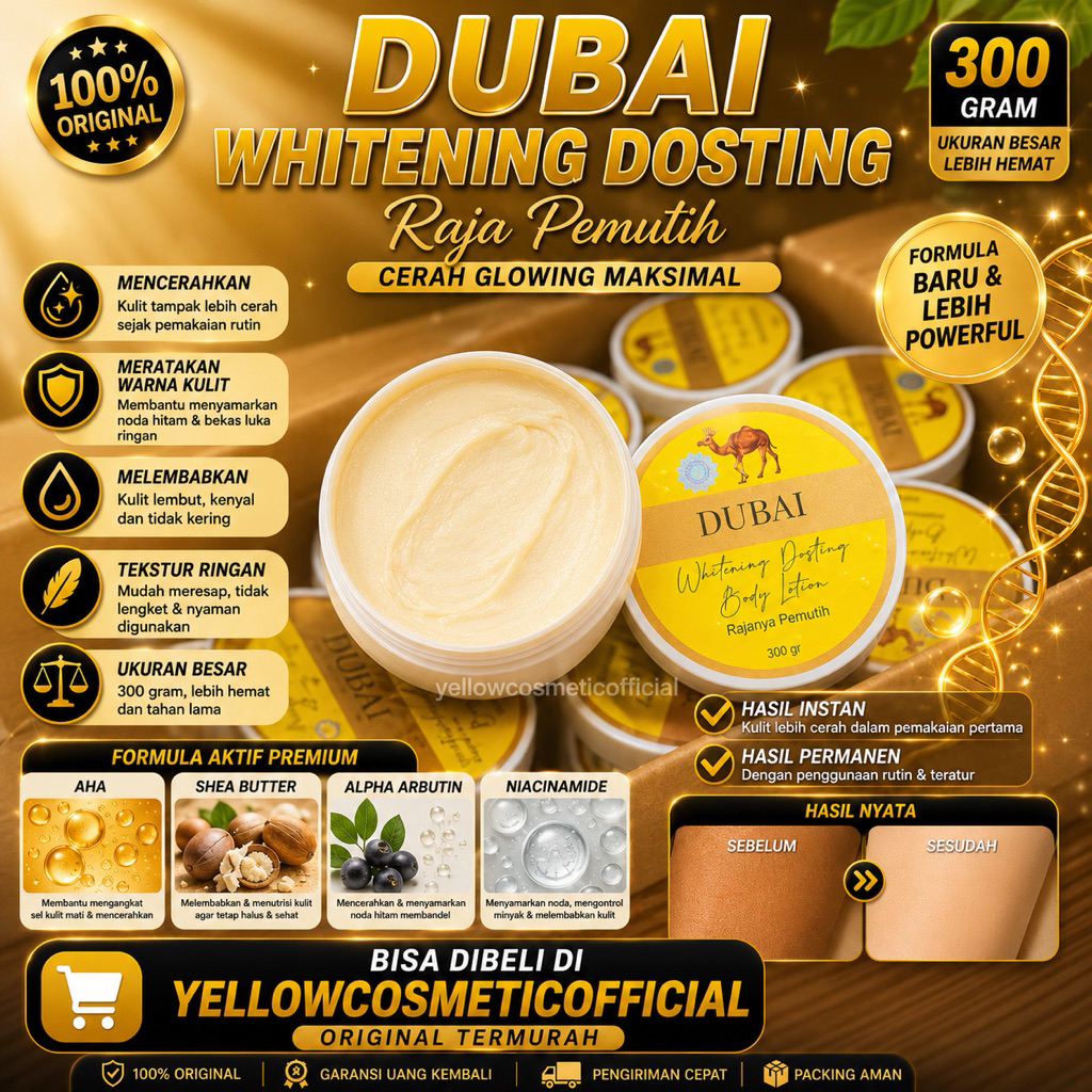 HANDBODY DUBAI WHITENING DOSTING BODY LOTION