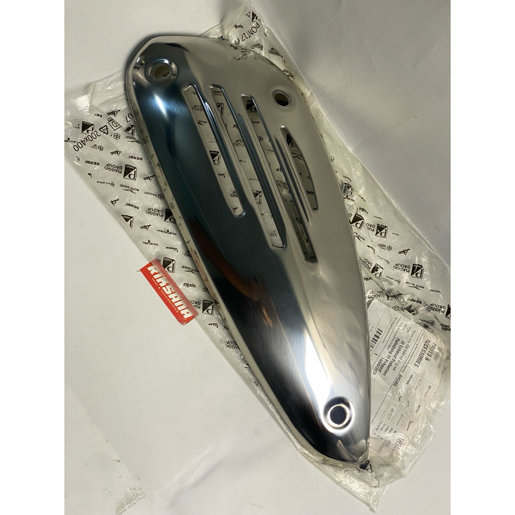 Tutup Pelindung Knalpot Vespa 2v 3v LX LXV Vespa S Cover Knalpot Original