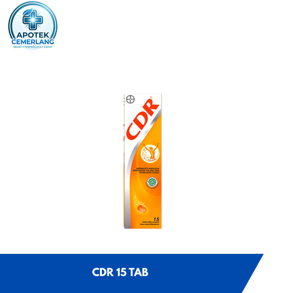 CDR Vitamin C Rasa Jeruk Isi 15 Tablet