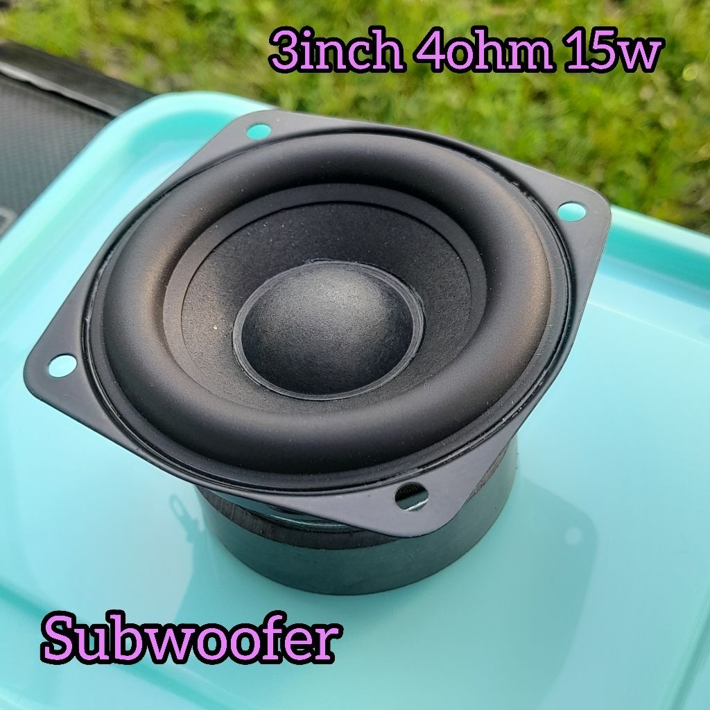 LG 3 inch Subwoofer Speaker 4 Ohm 15W BASS Speaker 3 inch Car Speaker Subwoofer