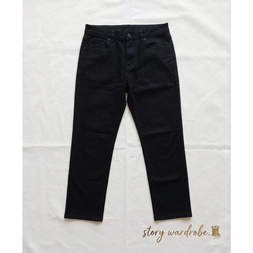 Celana Pride n Joy Black Denim Size 33–Slim Fit /Reguler –Celana Panjang Pria Berkualitas