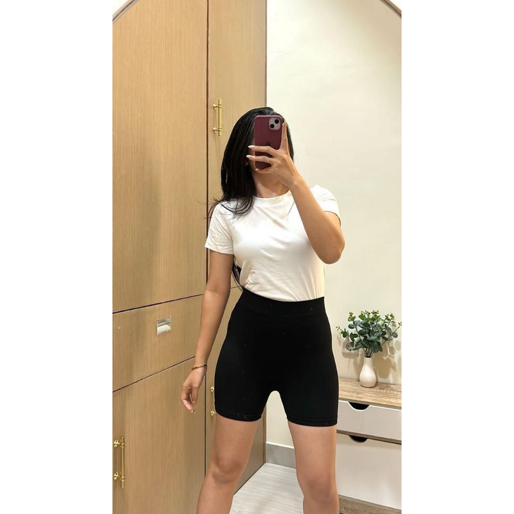Legging Pendek || Nyaman, Lembut & Tidak Transparan