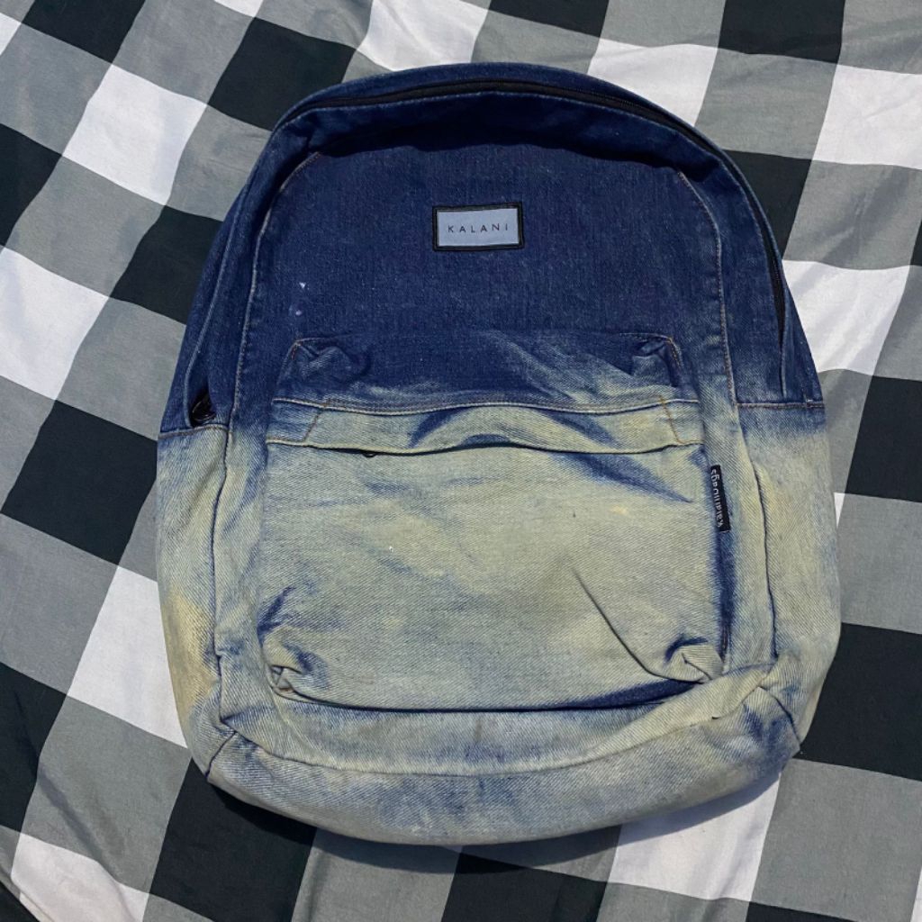 Backpack Tas Kalani Denim Biru Jeans