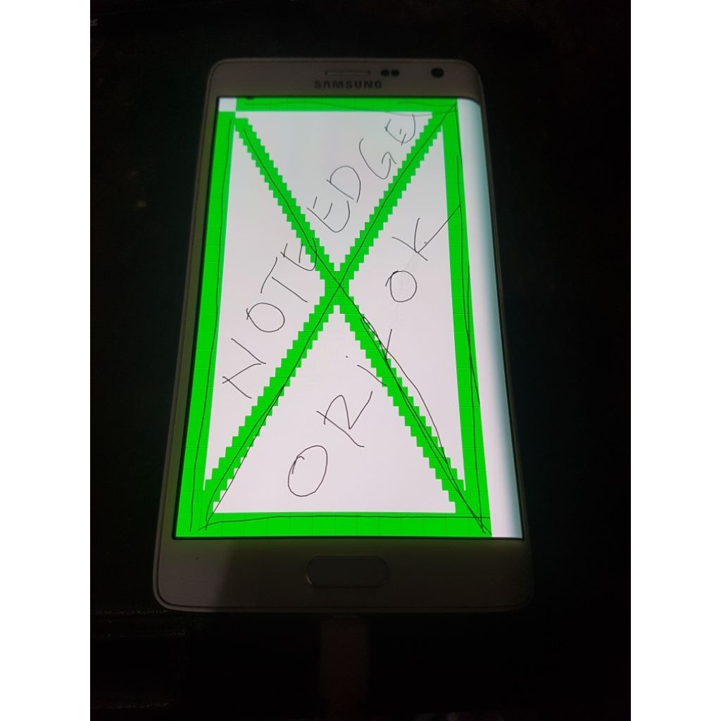 LCD touchscreen frame Samsung galaxy note edge ORI