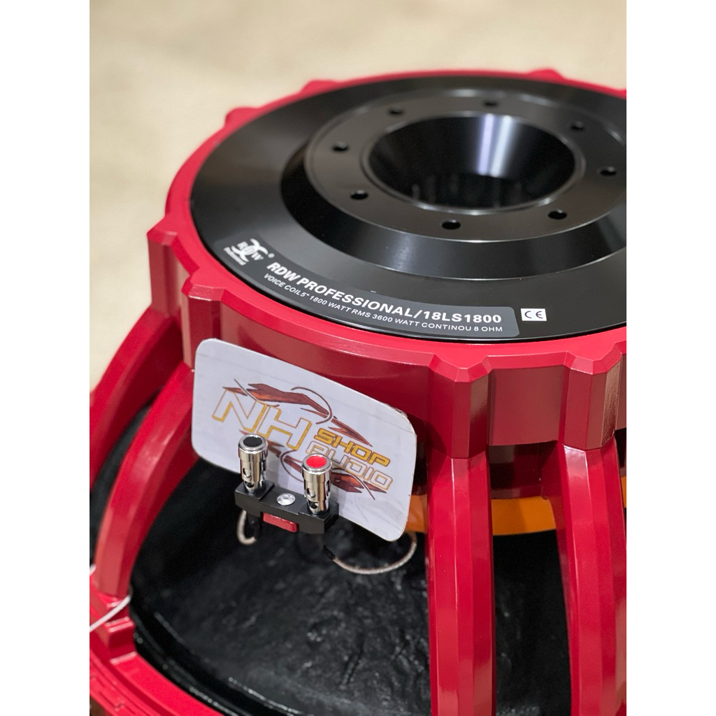 Speaker RDW 18LS1800 18LS 1800 Original 18 inchi 18in Subwoofer VC 5in 1800 Watt daun kulit jeruk co