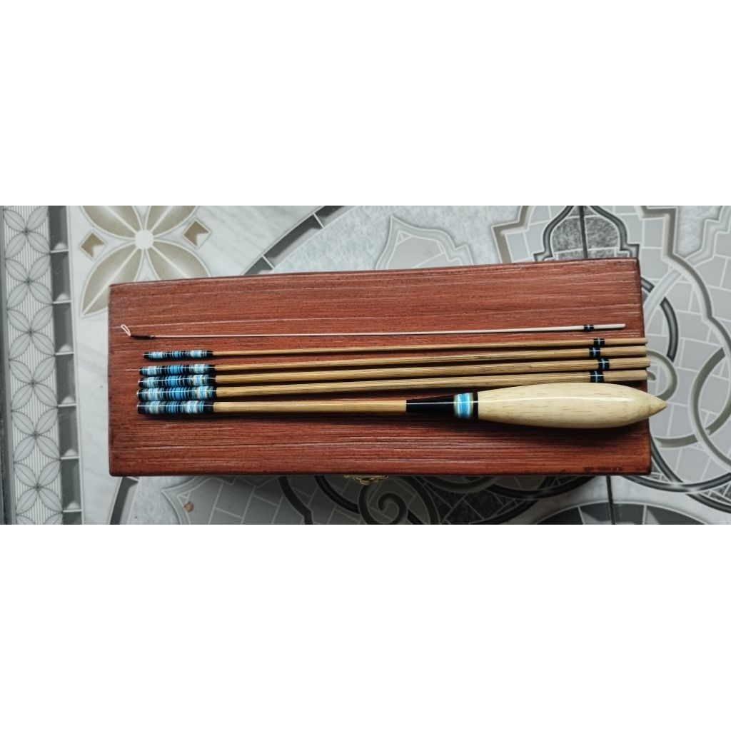 joran tanago bambu microfishing satu set sama kotaknya panjang 130-150