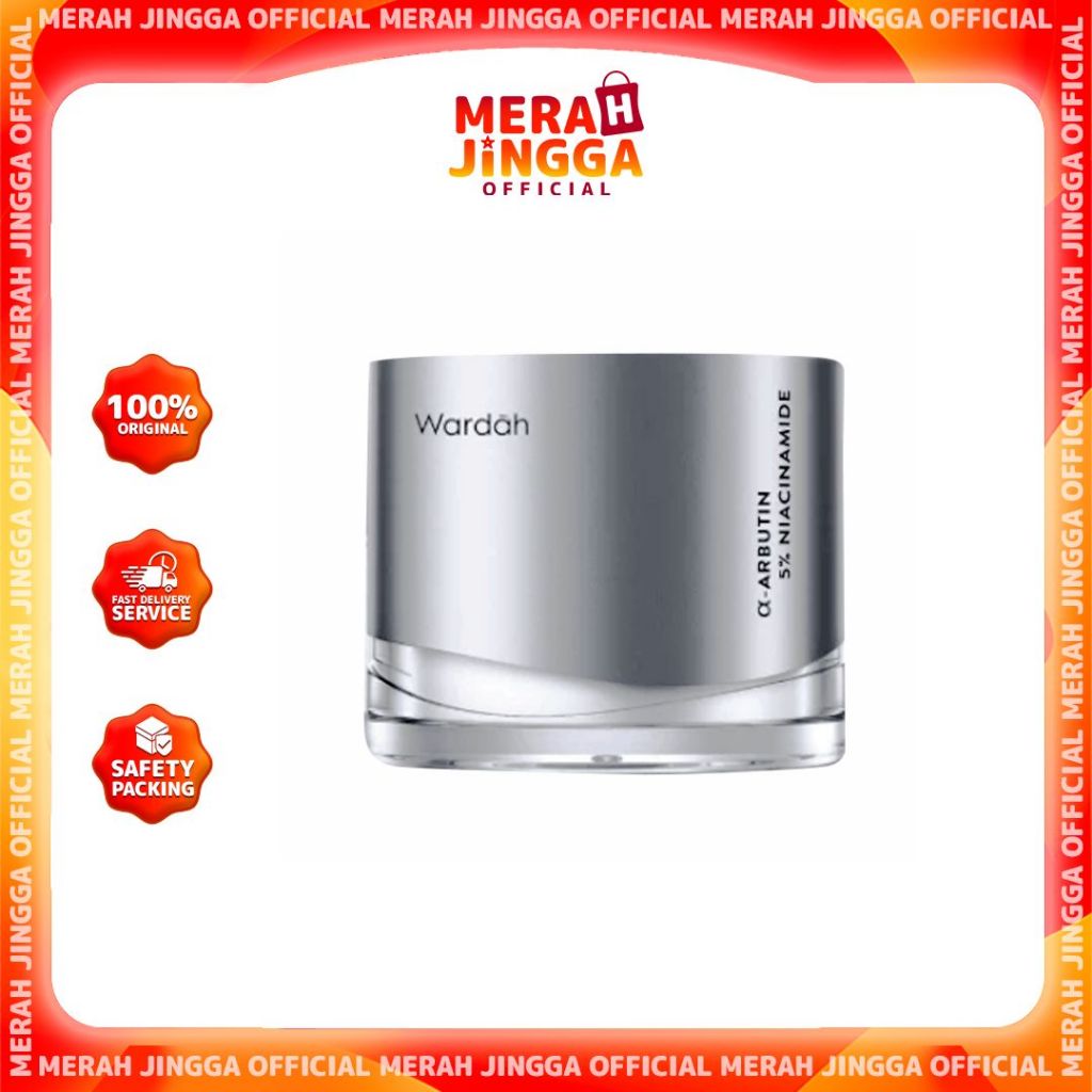 Wardah Crystal Secret A-ARBUTIN 5% NIACINAMIDE Day Moisturizer SPF 35 PA+++ | White Secret - 30gr | Merah Jingga Official