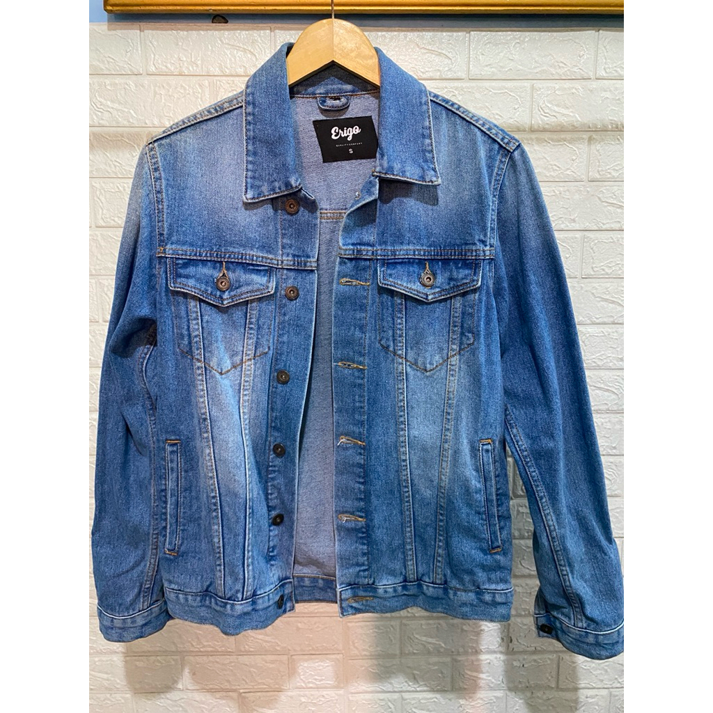 JAKET JEANS UNISEX PRIA WANITA DENIM ERIGO