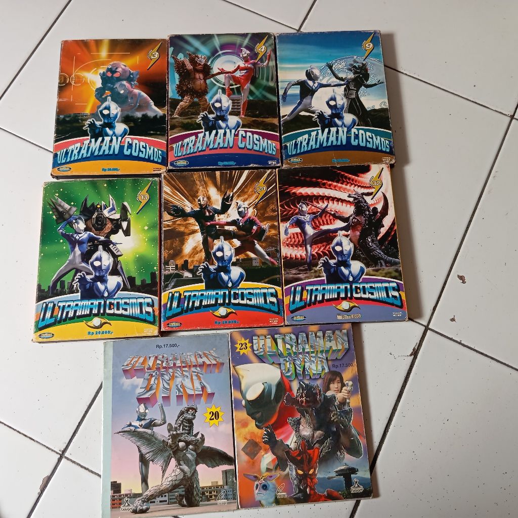 VCD Ultraman Cosmos Dan Ultraman Dyna (Paket 8 VCD)