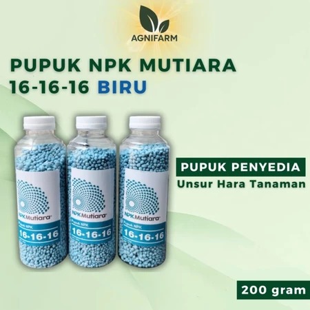 PUPUK NPK MUTIARA PUPUK NPK BIRU NPK 16.16.16 NPK 250gr