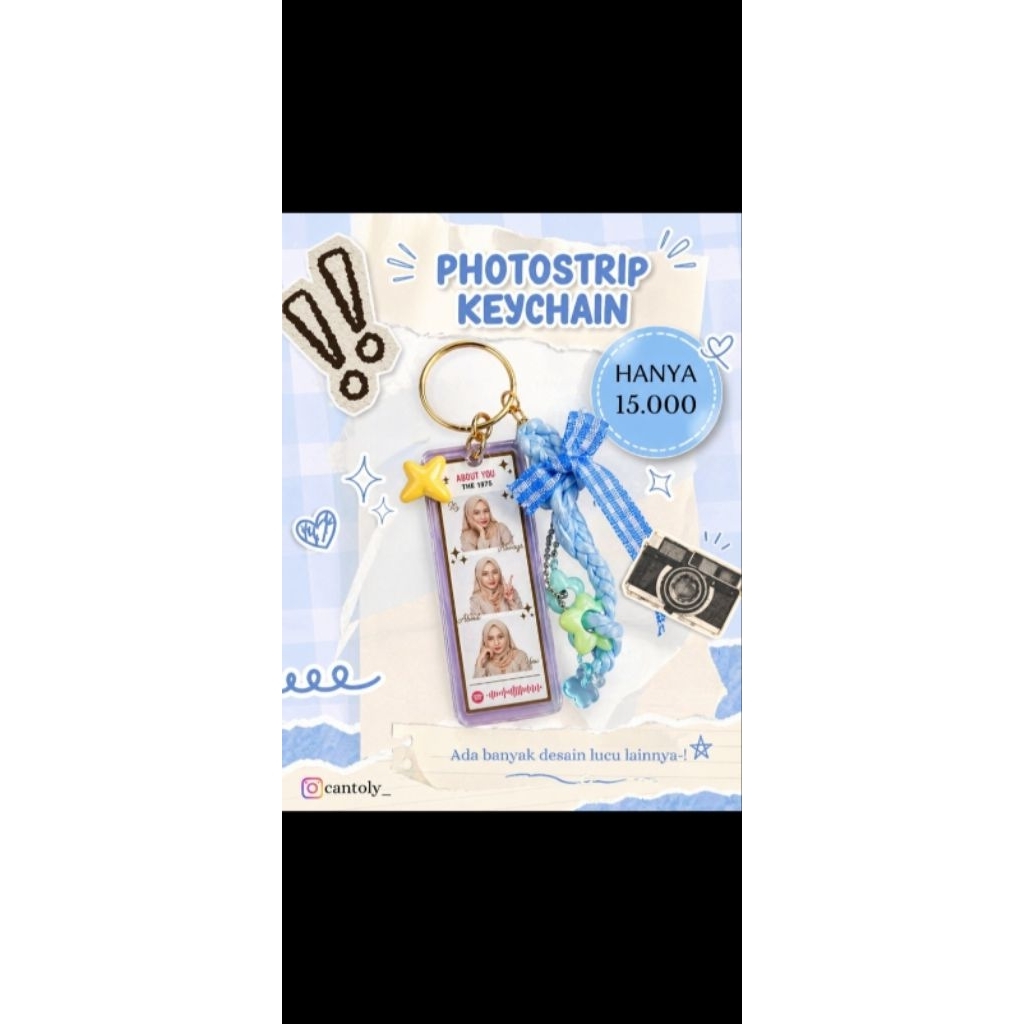Keychain photostrip