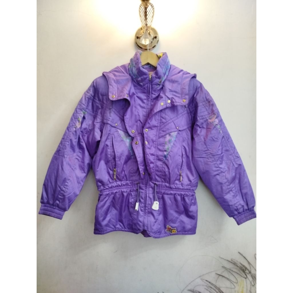 jaket vintage snowboard ungu
