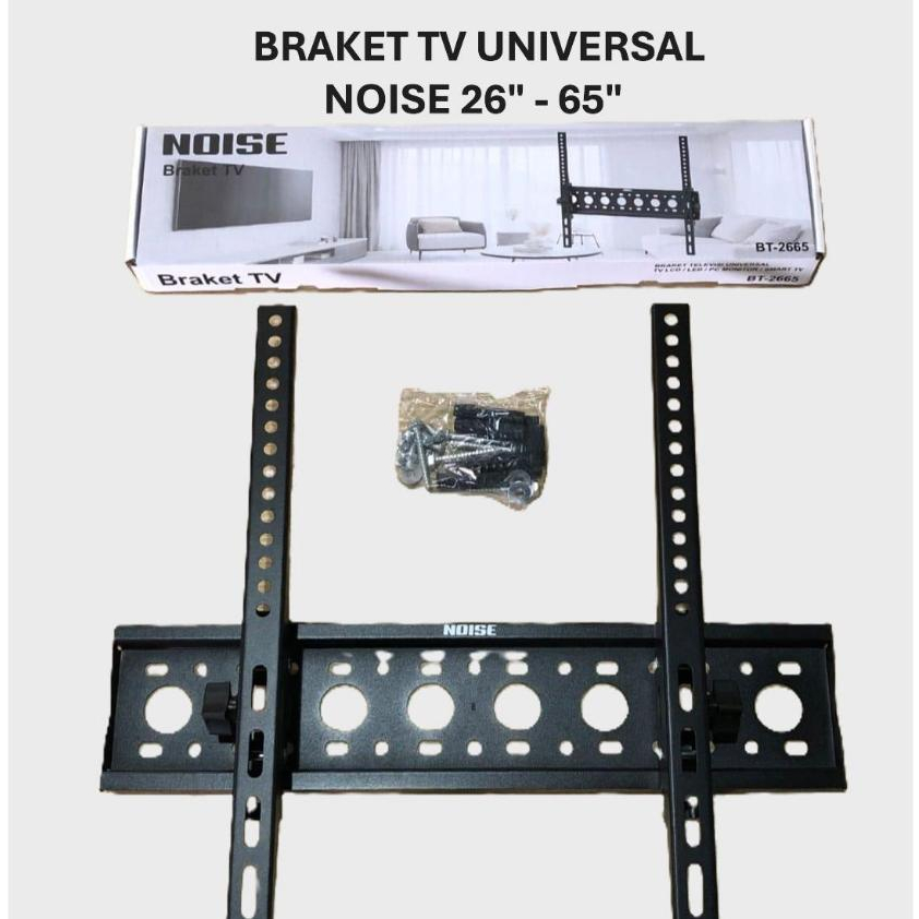NOISE BRAKET TV UNIVERSAL  26 27 32 40 43 45 50 55 60 65 INCH , BREKET 26" 27" 32" 40" 43" 45" 50" 5