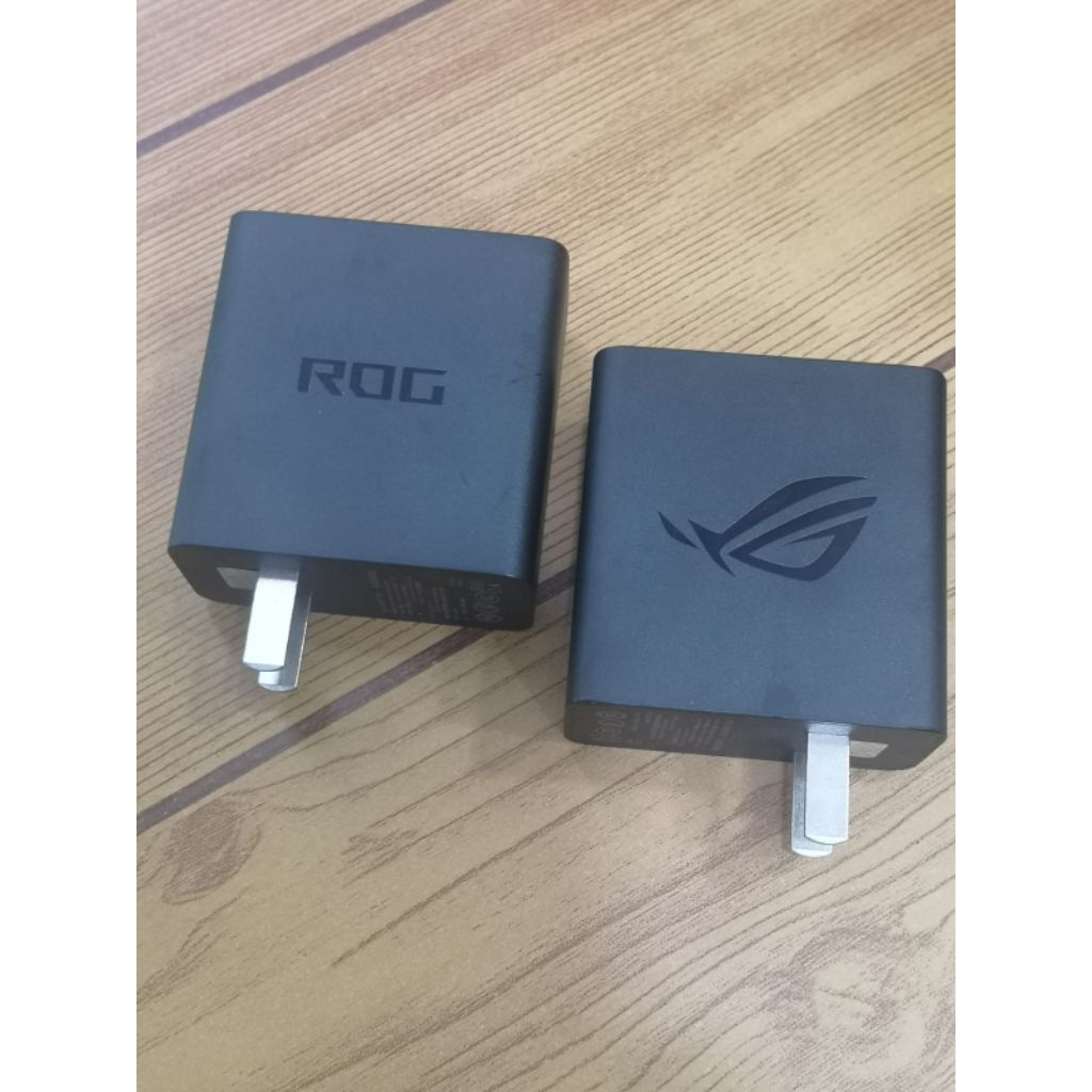 Adaptor Rog 65W Original Copotan Asli Bawaan Kaki Inter