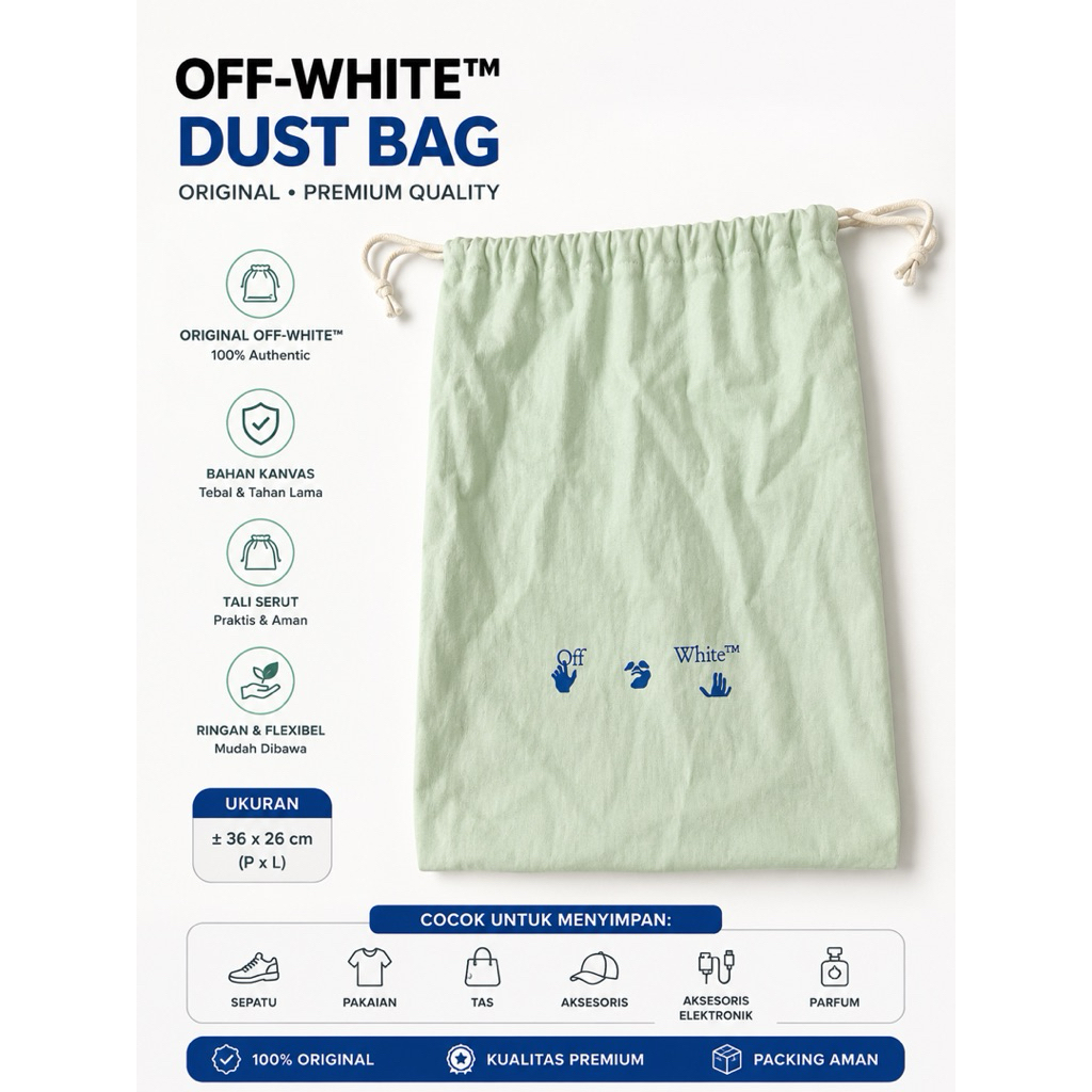 Dust Bag Off-White Original Authentic