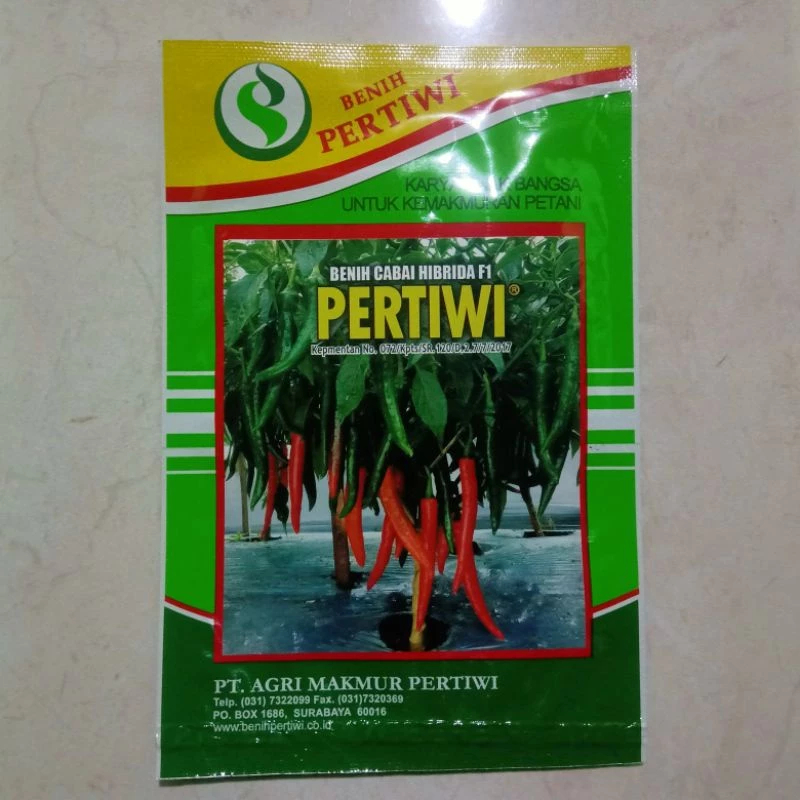 Benih Cabai Besar Pertiwi F1 - 10 gram terlaris