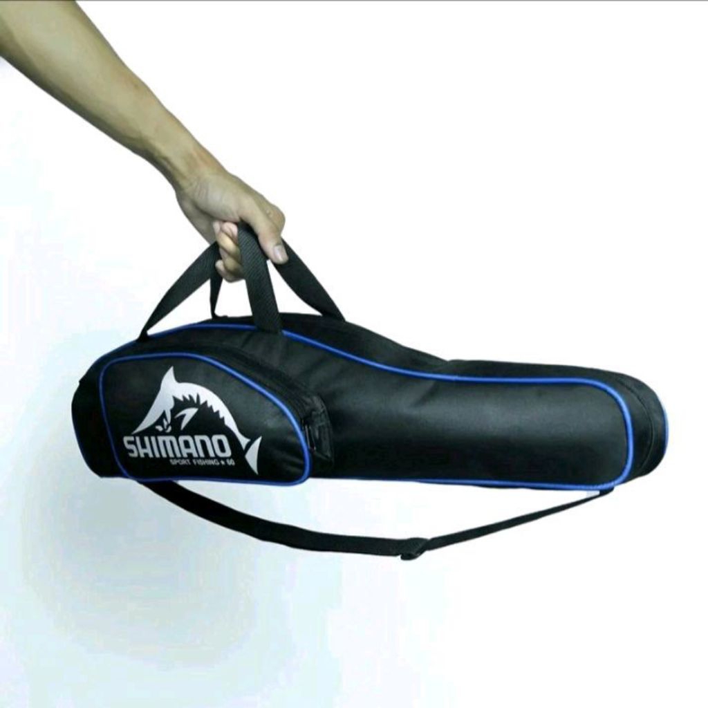 Tas Pancing Shimano 60-90 cm - Tahan Air, Bahan Dinier 600, Desain Kompak
