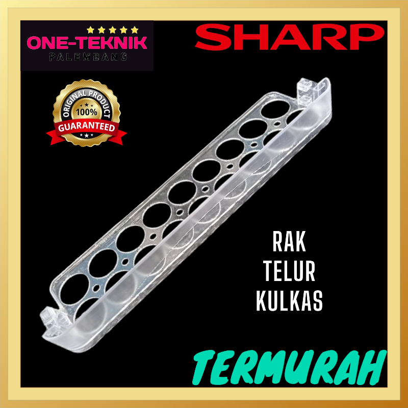 RAK TELUR KULKAS SHARP SJ 195 SJ 196 SJ 197/ 18LOBANG 100% ORIGINAL