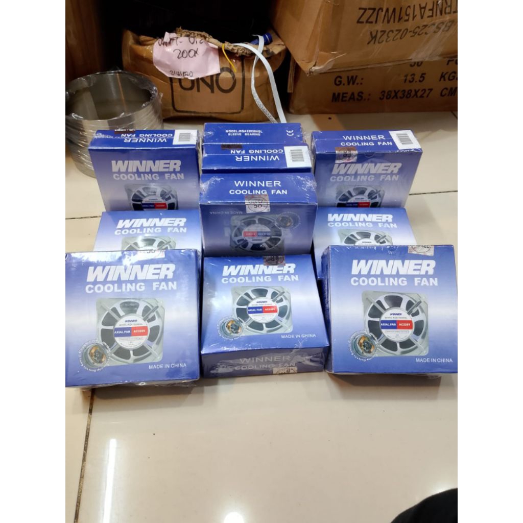 Fan AC winner 12 cm 220 V desain kokoh kualitas bagus