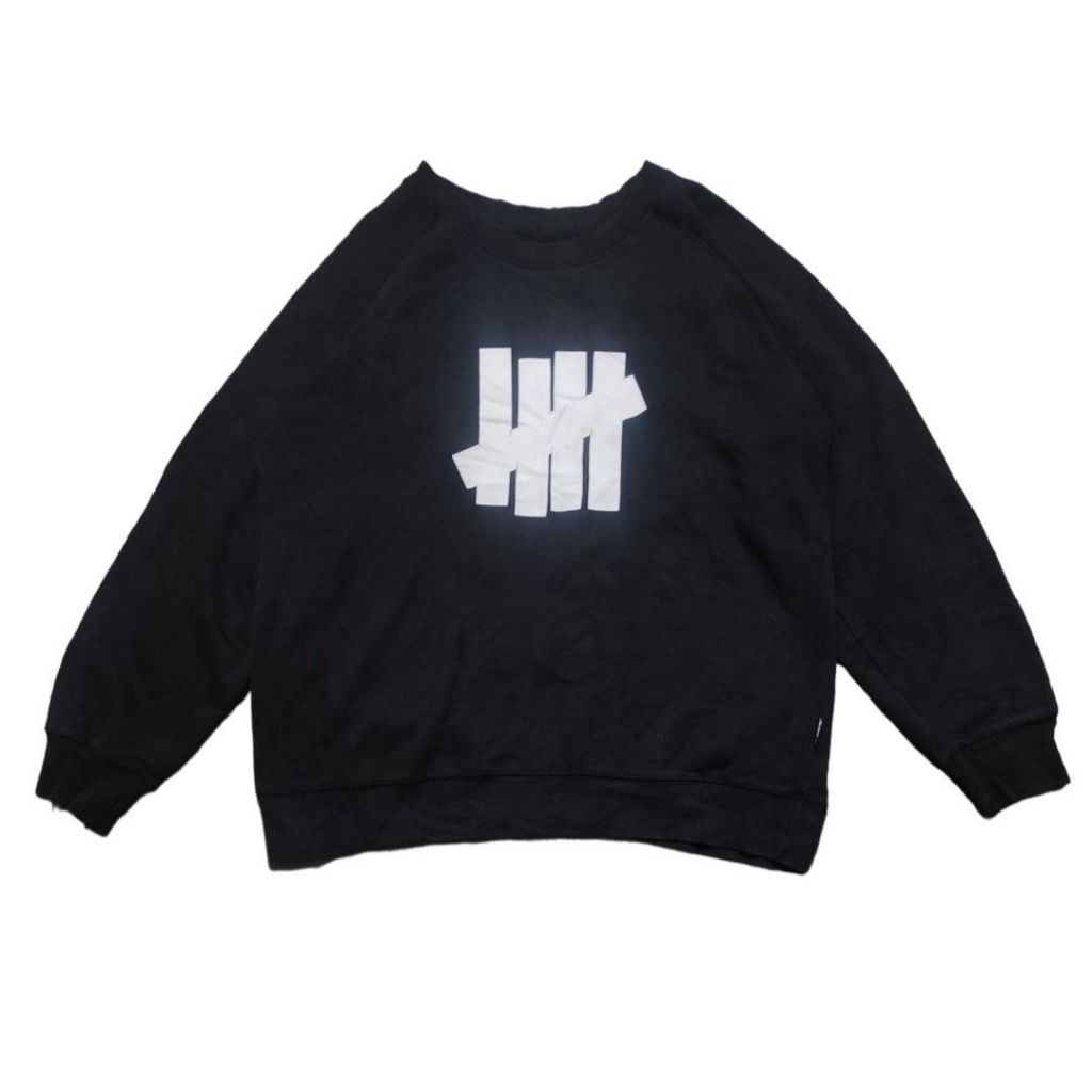Crewneck Undefeated Hitam Scnd Original