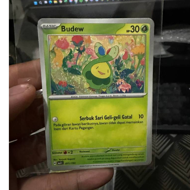 Budew 011/193 MA3 Kartu Pokemon indonesia