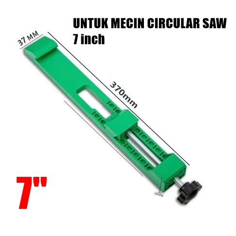 JIG BASE Guide mesin gergaji Circular saw 7 inchpenggaris pembatas alat bantu potong mesin serkel Mi