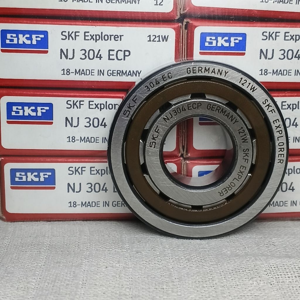 CYLINDRICAL ROLLER BEARING NJ 304 ECP GERMANY SKF 20x52x15mm NJ304ECP