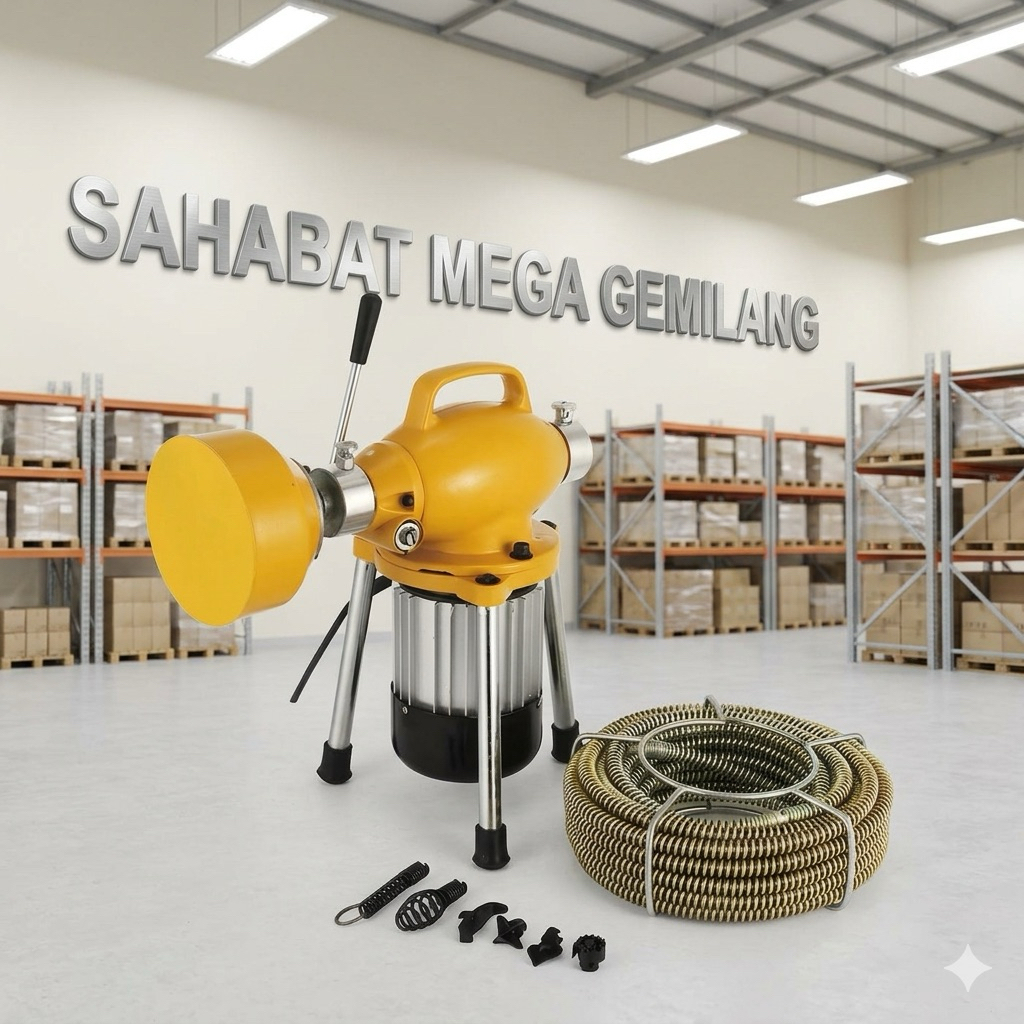 Solusi Saluran Mampet Mesin Bor Ridgid Drain Cleaner Pembersih