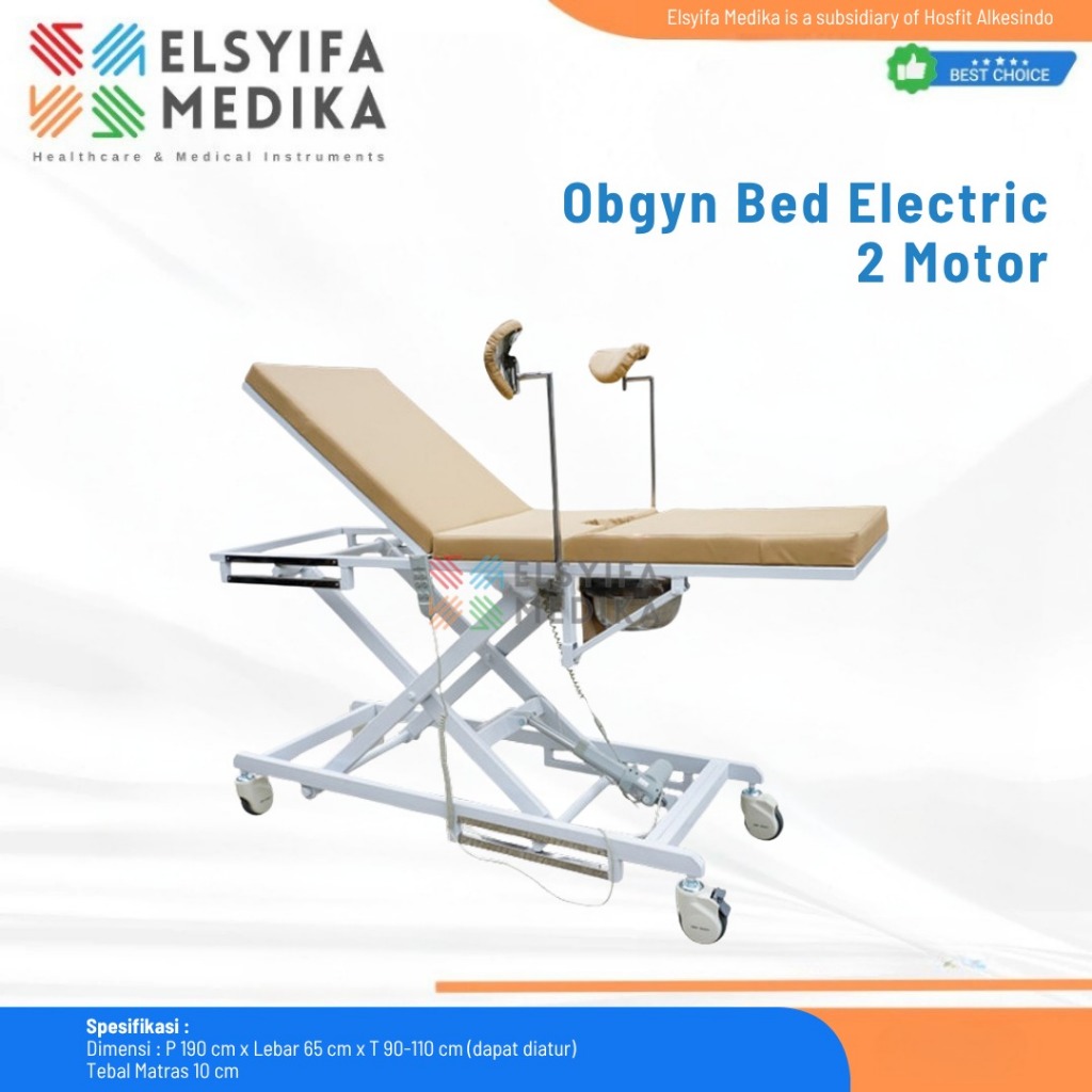 Obgyn Bed Electric 2 Motor - Ranjang Bantu Melahirkan Rumah Sakit Elektrik