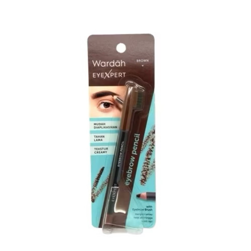 Wardah EyeXpert eyebrow pencil pensil alis - brown