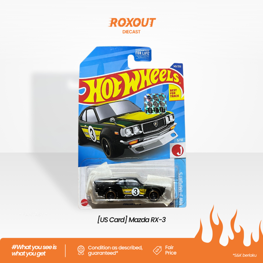 Hot Wheels Series Mazda Mainan Anak – RX-8 Cosmo Savanna Mobil 1:64 Part 2